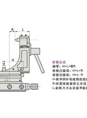 合资虎头WD165砂轮修整器 砂轮圆弧修整器 砂轮修边器