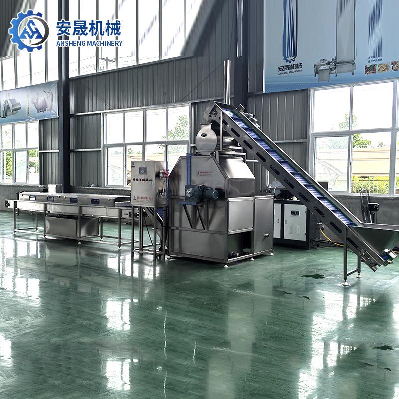 山东出口果蔬去皮机水果罐头工厂全自动葡萄黄桃猕猴桃蒸汽脱皮机