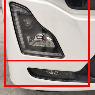 东风天龙KL大灯雾灯总成原厂保险杠前大灯组合大灯前照灯防雾灯