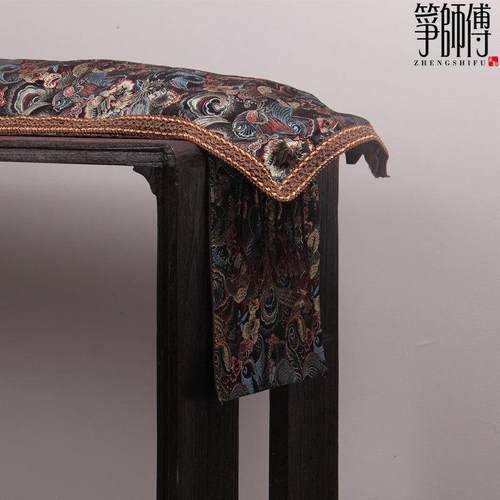 古琴盖布套加厚古琴防尘布禅意中式古琴披仿古古琴桌旗盖桌布