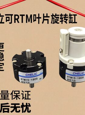 气立可旋转回转气缸RTM/RTM10/15/20/30/40-90°180°270° RTMF