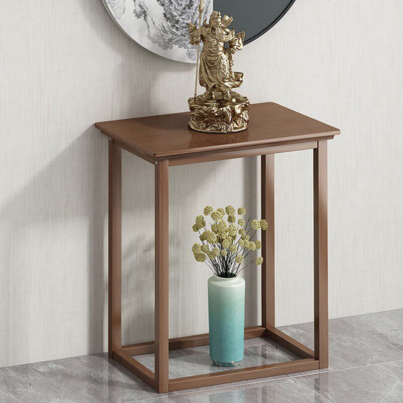 新中式玄关桌子入户靠墙边桌长条窄条案供桌家用实木端景台装饰柜