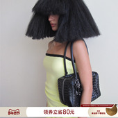 ECODAY秋冬2025新款 公文包办公上班通勤编织包腋下包女单肩手提包