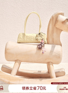 ECODAY原创设计秋季新款星星系列印花手提包单肩包腋下女通勤包包