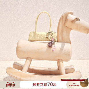 ECODAY原创设计秋季新款星星系列印花手提包单肩包腋下女通勤包包