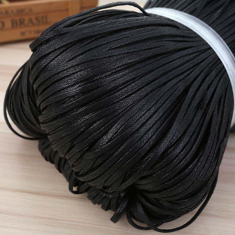 新棉蜡带3.厂0MM-6.0MM款850M服扁装辅料棉蜡带扁配件家