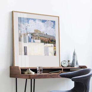 现沙代小艺术挂画客众QRG厅装饰画餐厅风景画卧室床画发背景墙头