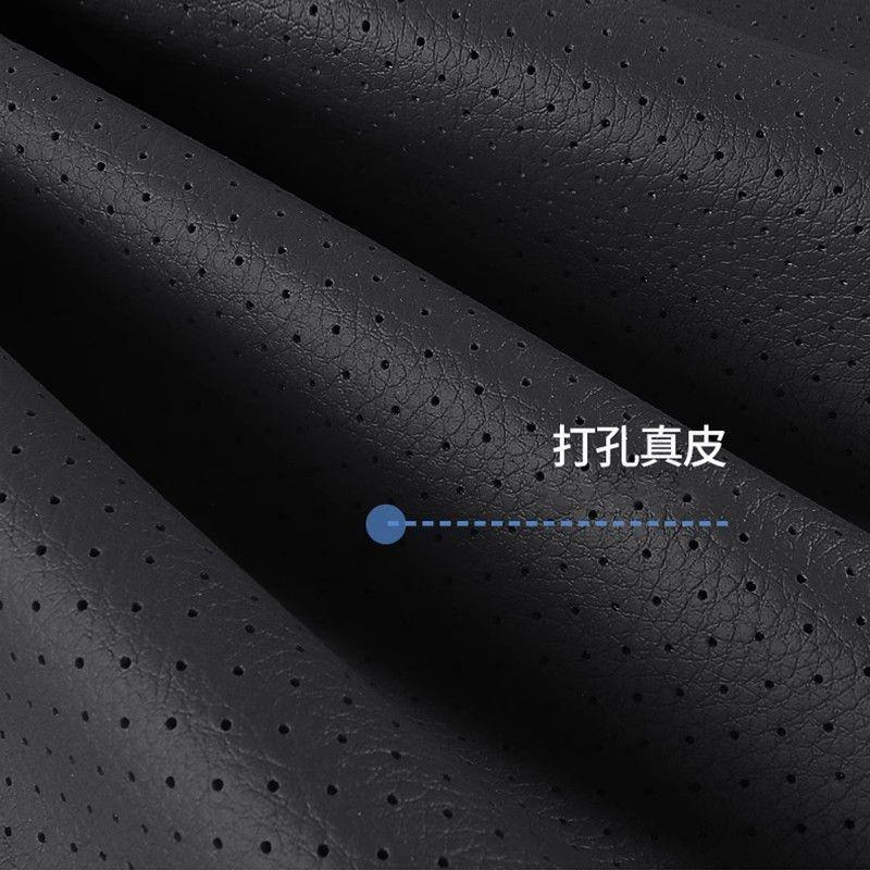 高档真皮汽车头枕护颈腰