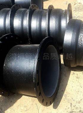 T型墨铁管件厂家DN80-1600承盘短球管铸1.0mpa承插短甲管EFC接头