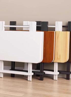 折叠餐桌家用小户型80x手80子简易出租桌屋吃饭桌正方NRG形便提携