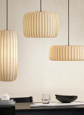 北欧nsi风吊灯布艺设计艺术造型545灯具式古卧室灯简中约客法厅主