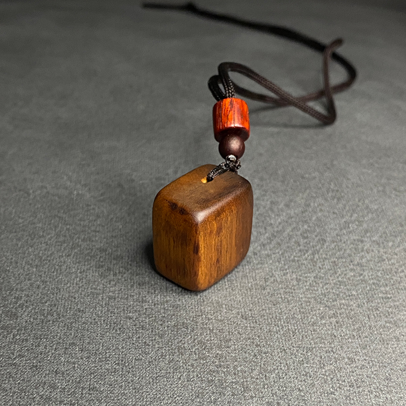 纯手工天b然雷击枣木桃木小孩婴儿平安扣圆润温和挂件吊坠木雕饰