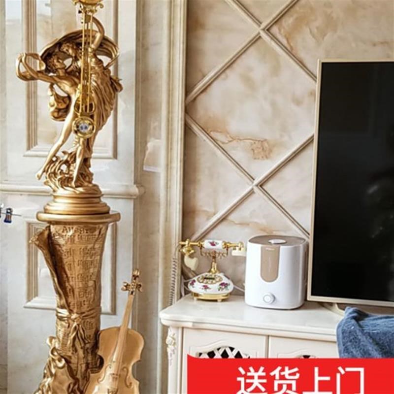 现代钟欧式法式复古客厅摆钟座钟落地钟立家用立式V摆件高档钟表