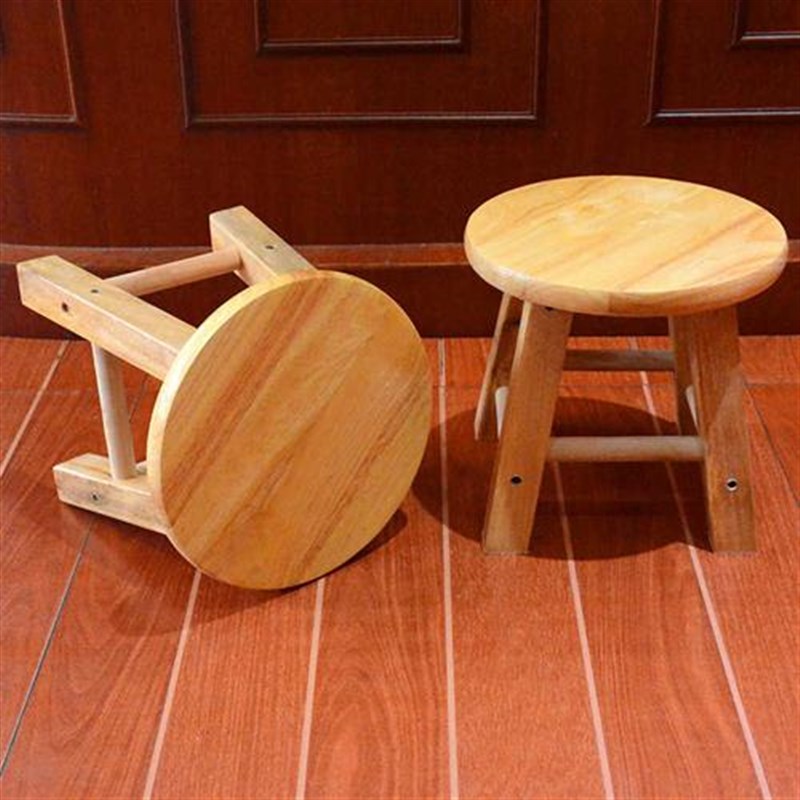 实木凳子矮凳板凳学n习凳家用餐桌凳圆凳时尚创意客厅木头凳小椅