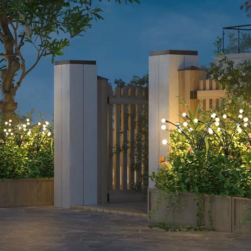 户外防水灯萤火虫灯景观庭院装饰氛围花园K灯草坪灯太阳能灯地插