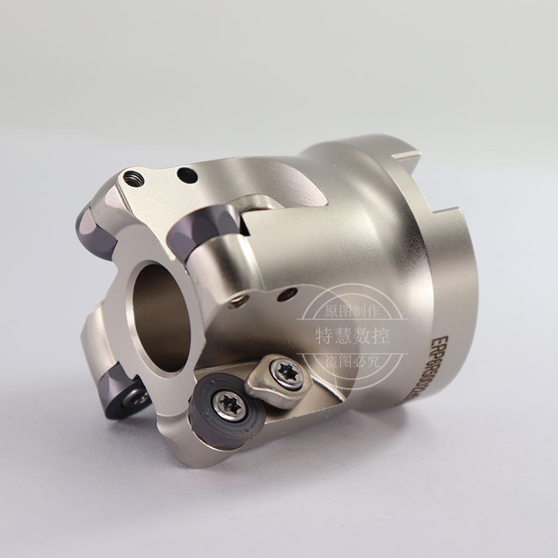 EMRW6R铣刀杆白色高精抗震R6多齿密齿刀盘开粗EMRW6R-63-2W2-5T 6