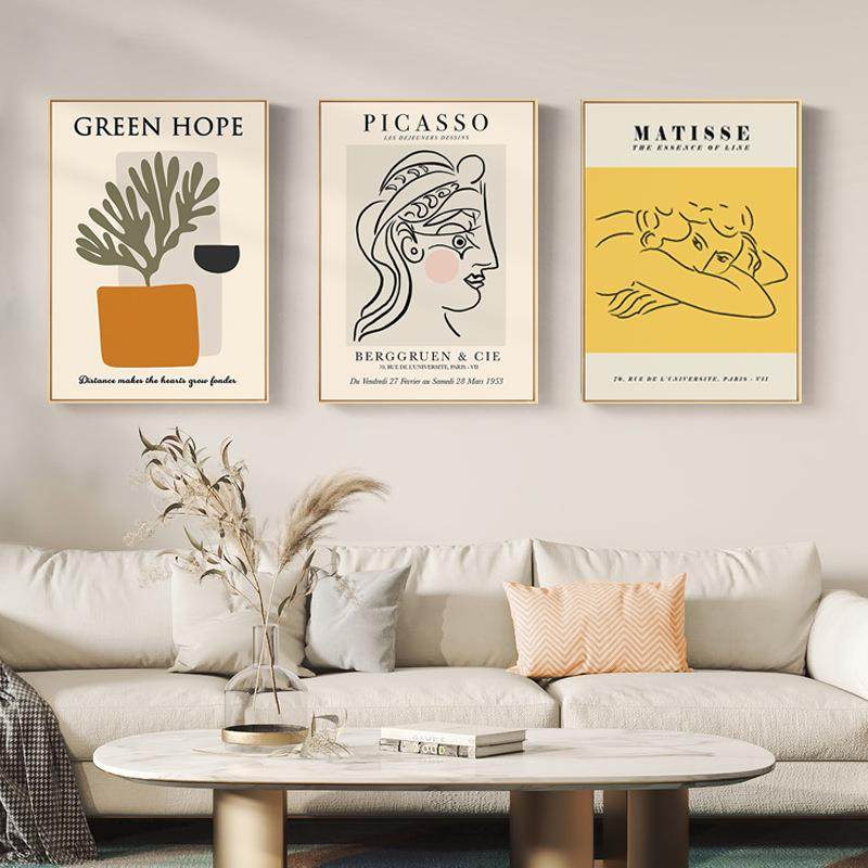 抵背达S-299北欧风格厅饰画沙发景墙装挂画文艺客抽象挂画壁画墙,家居饰品,现代装饰画,淘宝优惠券,粉丝福利购,淘宝优惠卷