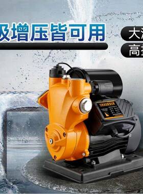 增压泵家用全动自B自吸RXY泵自W来水全屋管道加压双出水2Z20v抽水