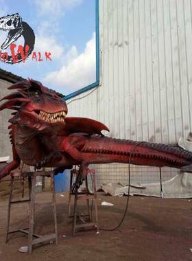 真龙模型观摆件东方飞龙DW-100仿电子恐景龙出租恐龙中国龙恐制作