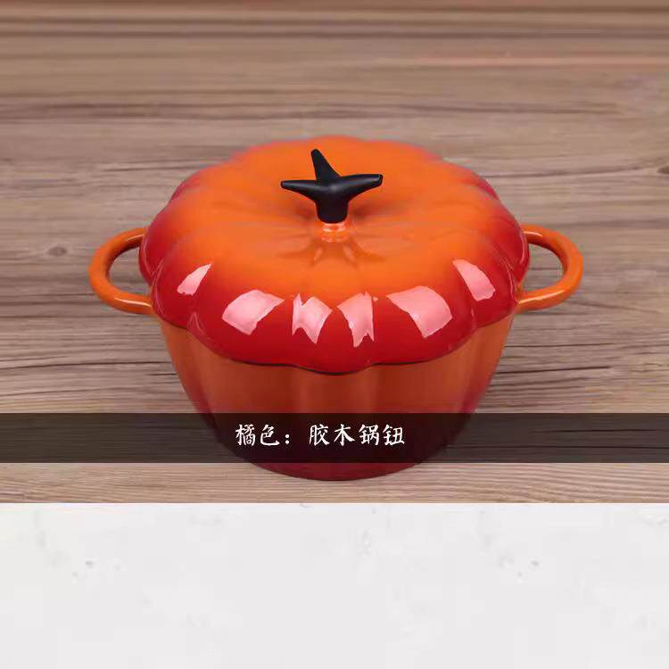 直播家铸铁搪瓷锅厂琅锅奶锅炖锅煲汤锅番茄珐电磁炉使494用酒锅