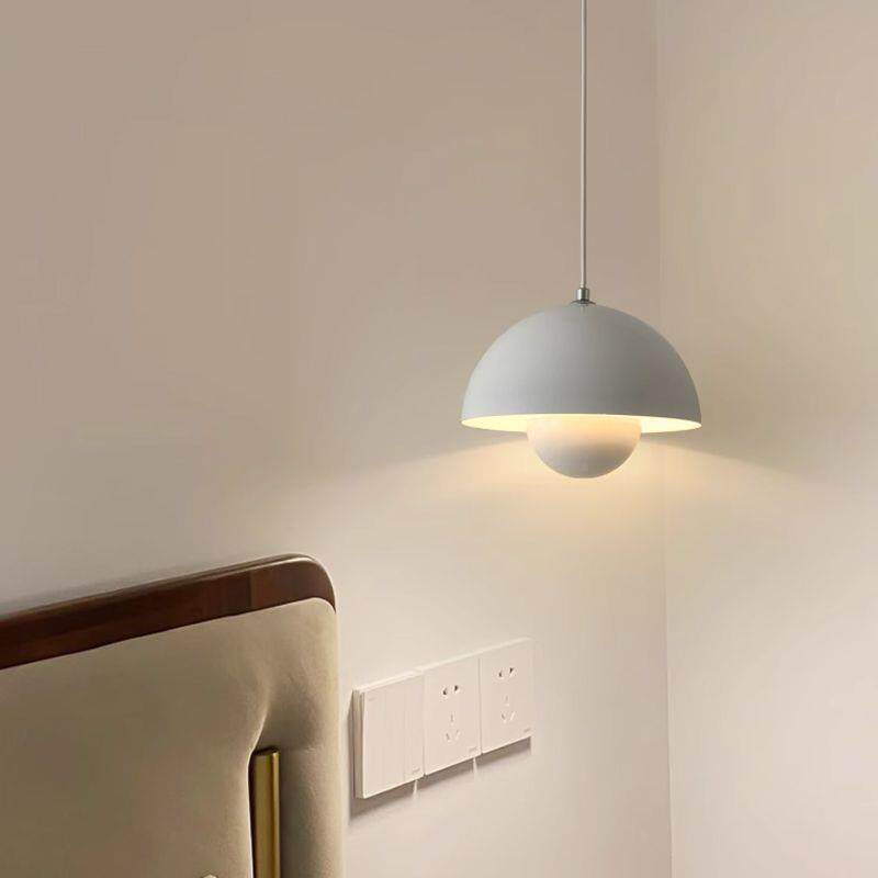 网红吧奶油风外壳圆球吊38627代灯卧室床头灯现简约台玄关过道灯