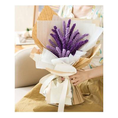 苏姐QCJ家花苏文艺花束手工DI钩悦针编织Y毛线团打发时间自制材料