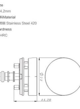 7家直销不锈钢平面夹头D2HR-08004ITS平面不锈夹头通厂钢用夹头夹