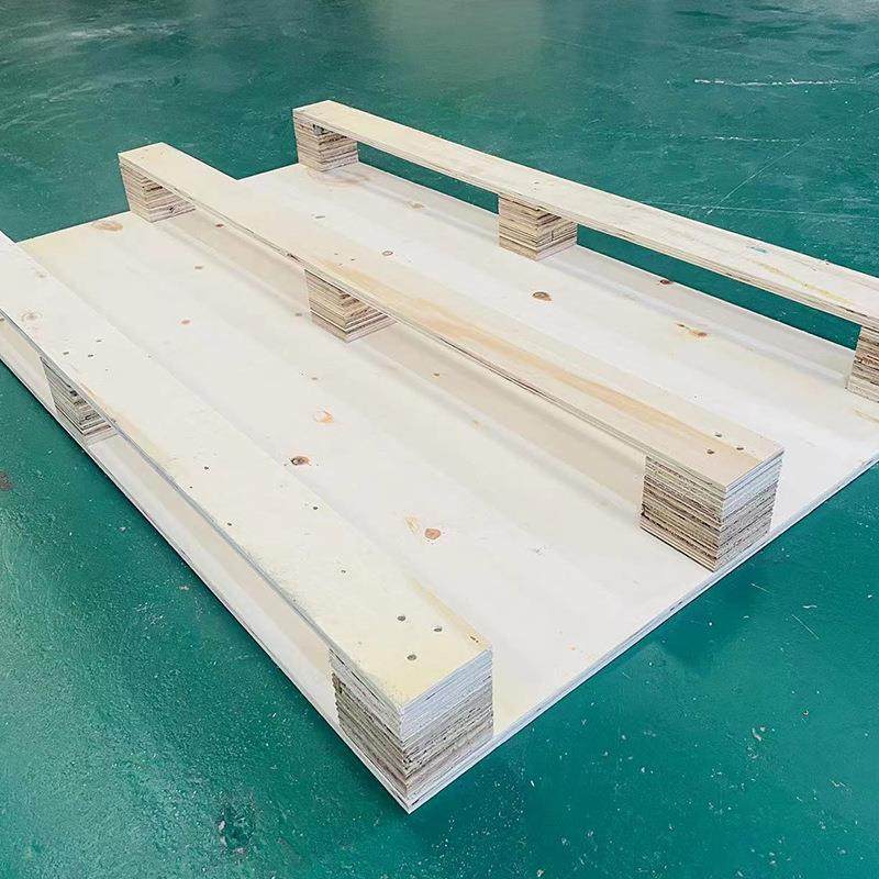 胶合板托IRL盘四面进叉免熏蒸出托口物仓储流防潮木盘定制