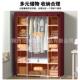 易衣柜组合无简纺布衣柜四拉链加长YWD简易厂衣收纳橱加固宿舍衣