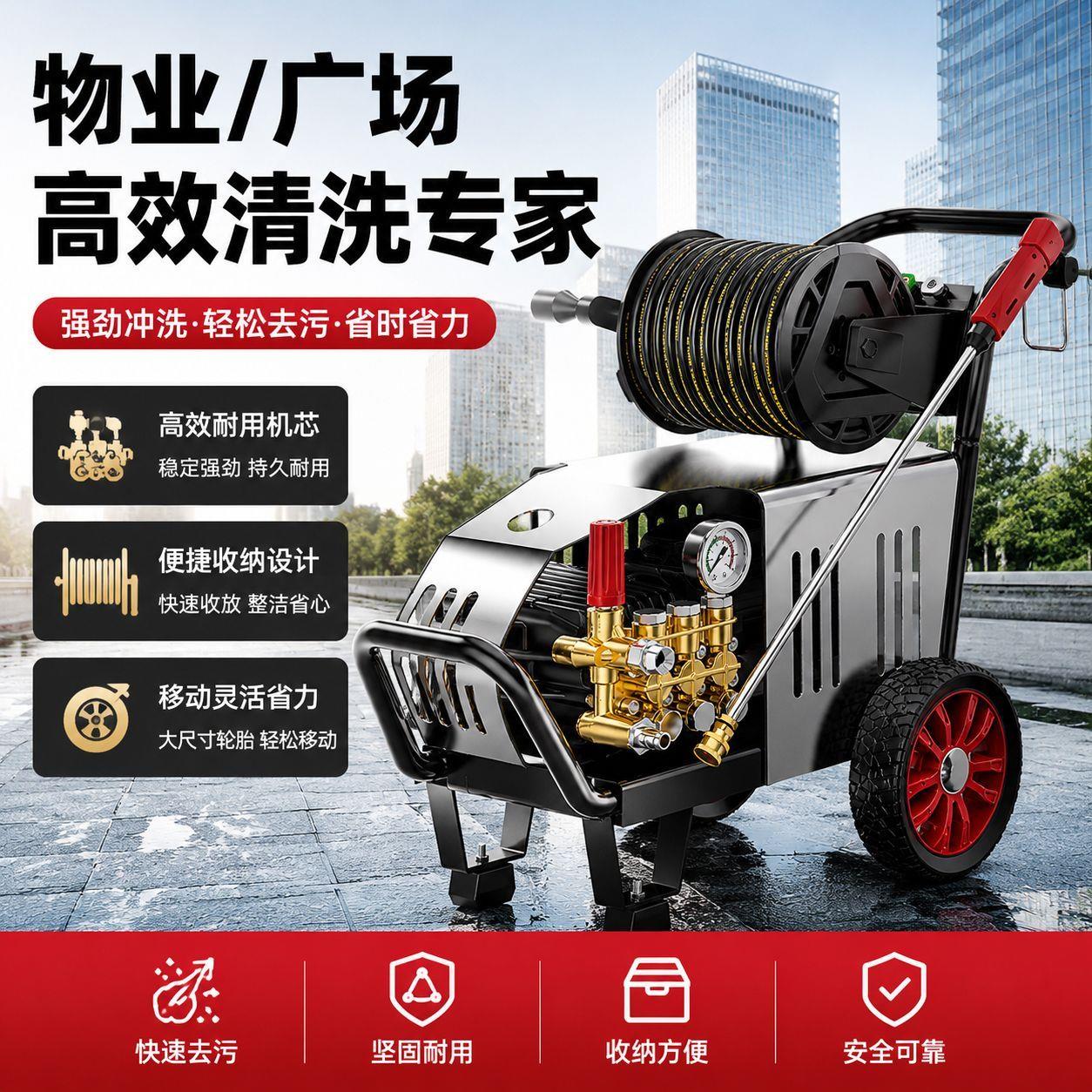 洗车机商用380V超高压店
