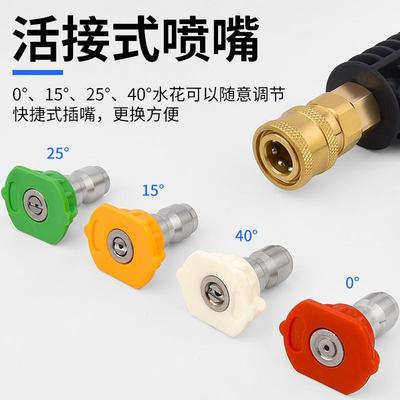 高压清洗缠绕机水枪洗喷车防机专用耐压泡沫71583洒直线扇形可调