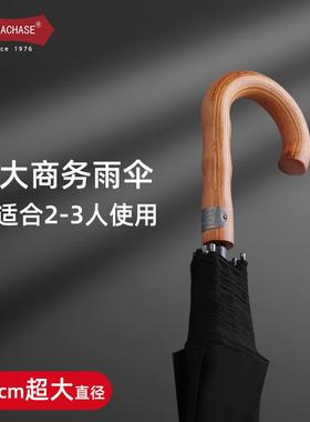 PARAHASE135m加抗台风强防暴雨实木双JKF层特氟龙C男士商务长柄c