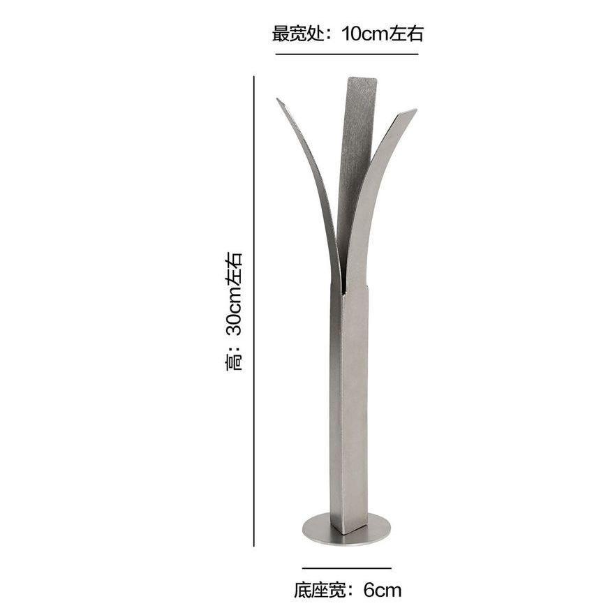 北欧风创意不锈钢极简花