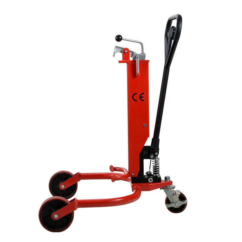 诺力手动油桶搬运车DP25油桶搬运车手推车鹰嘴装卸手动液压叉车
