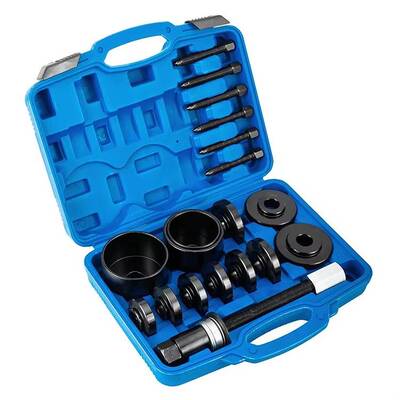 19件套汽车前轮轴承拆卸安装工具铁套仰角培林拆装器压轴承衬套