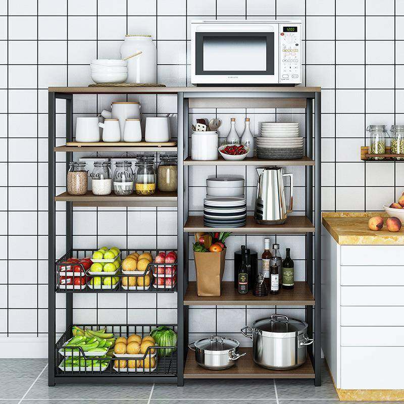 厨房置物架落地多层收纳架多功能微波炉架子家用碗柜储藏柜省空间,厨房/烹饪用具,抹布架/厨房清洁收纳架,淘宝优惠券,粉丝福利购,淘宝优惠卷