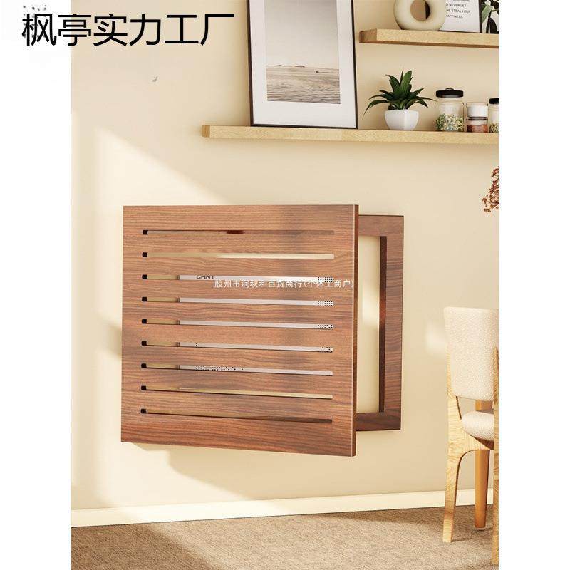 新款路由器实木遮挡弱电箱箱盒盖板多媒体百叶网线电表箱装饰包邮