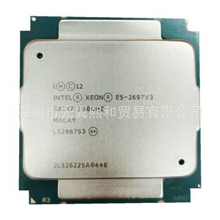 Intel Xeon E5-2697v3 LGA2011-3 14核28线 145W支持X99