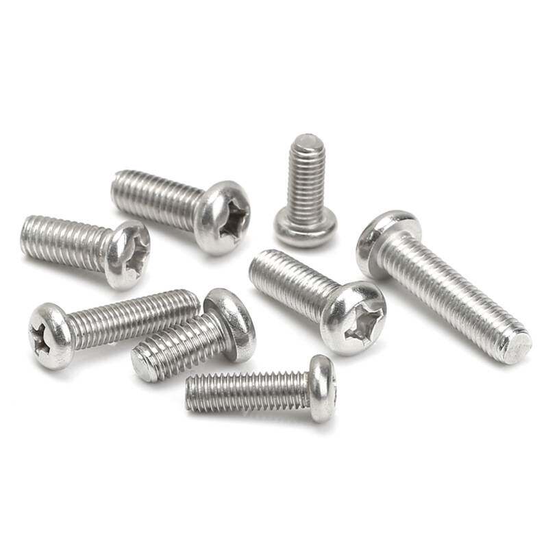 PM4*5 螺丝十字盘头螺钉圆头螺丝机牙 螺丝元头螺栓 浩业螺丝厂家