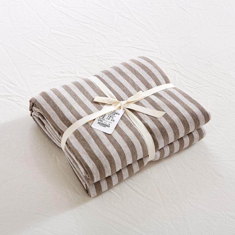 简约日式棉棉天QMN竺棉针织棉被套单15件x00x230cm单0双人被2罩