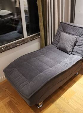 8V躺椅太妃椅s型懒人实木沙发床单独小贵妃榻美人榻客厅阳台贵妃