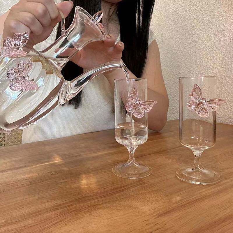 玻璃执壶仿宋贵妃泡茶器茶壶花茶壶宋代耐高温水壶套装茶色悦器