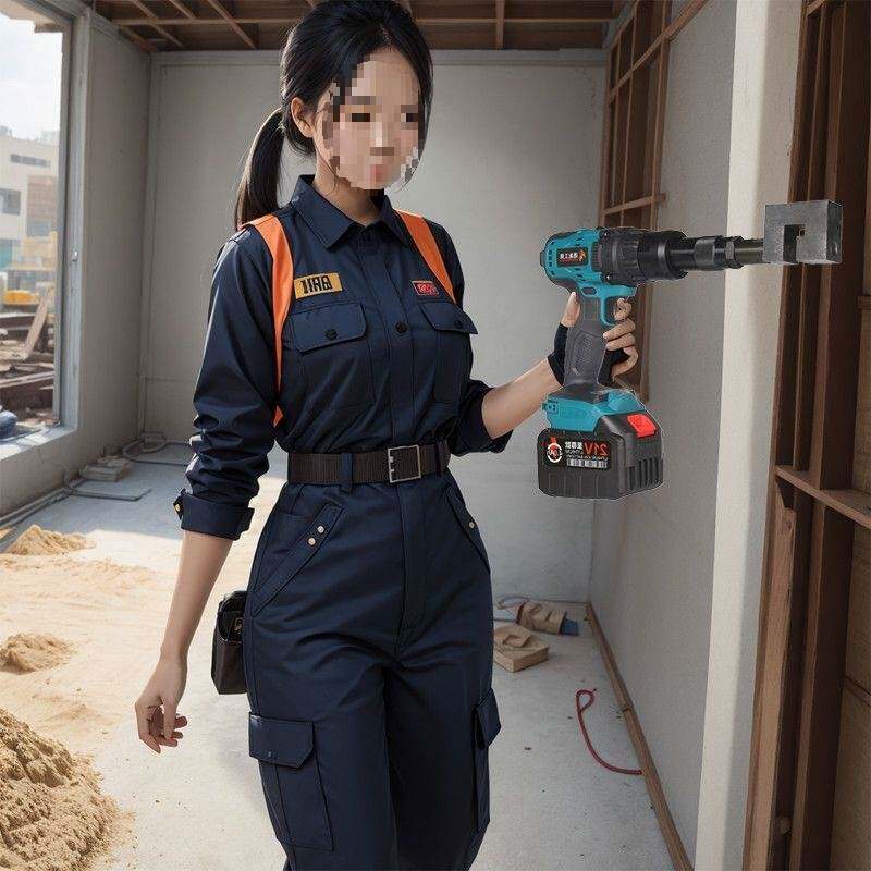角铁槽钢便携式手持开孔器无刷电机轻型冲孔电转多功能电钻垒德株