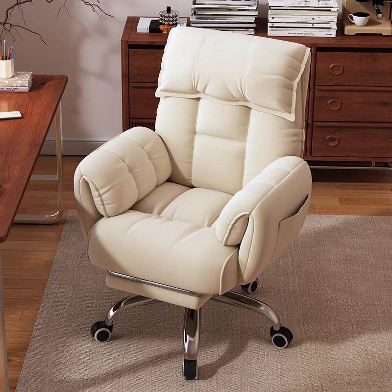 软包办公椅旋转多功能舒适沙发椅学习转椅网红直播久坐不累电脑椅