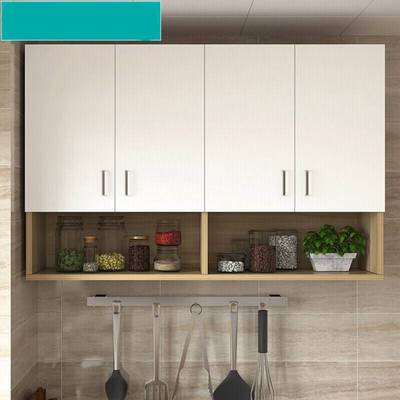 厨房吊柜墙壁挂墙式壁柜多功能墙上阳台柜子储物柜带门现代简约|