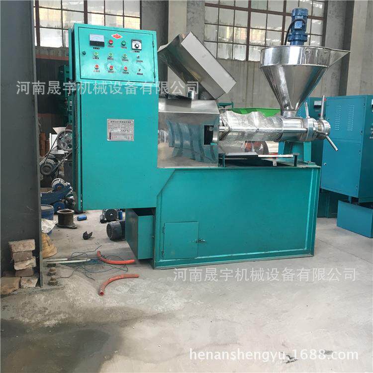 6少0小型榨油机QNH家用新型螺旋油榨机全自动不锈钢茶籽油榨机多