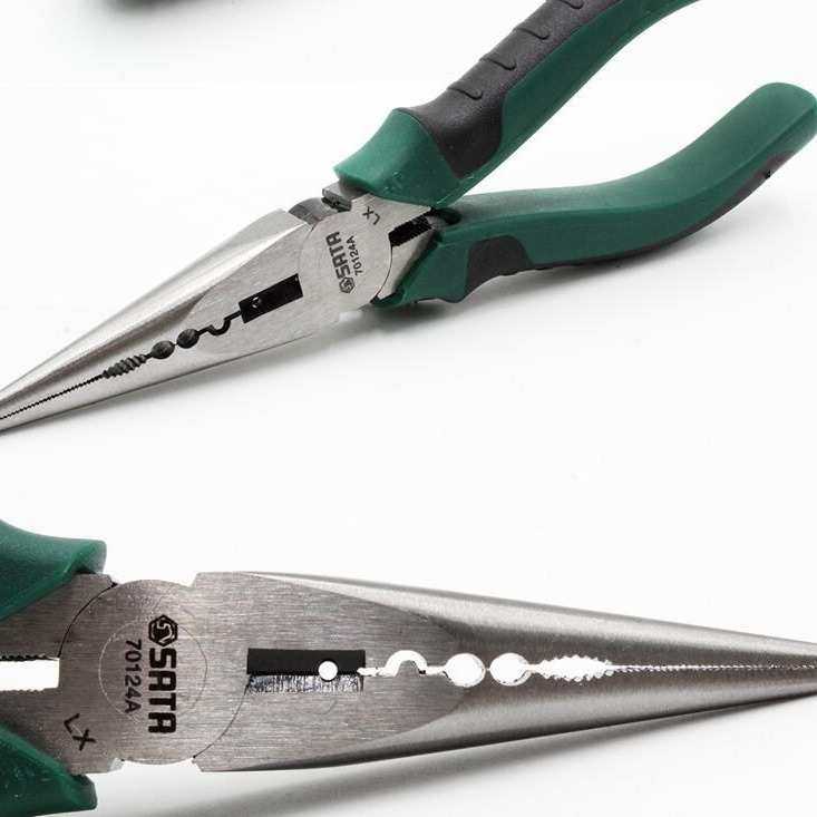 SATA世达工具专业日式圆腮尖嘴钳70121A 70122A 70123A 70124A