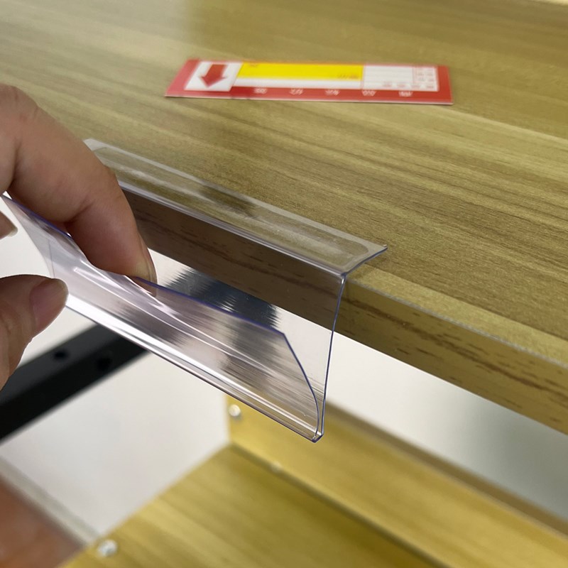 玻璃货架c层板木板粘贴牌标价条木制货架价格标签条超市仓库标识