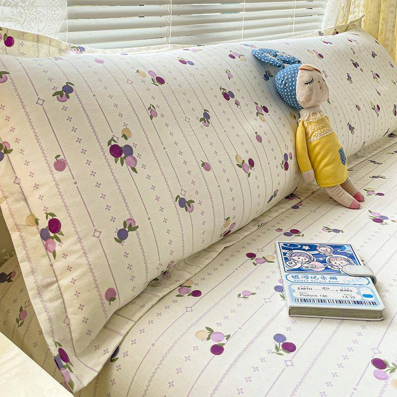 纯棉床枕靠垫软包床上靠沙背发靠枕榻榻米双人长头抱枕HFQ头夹腿