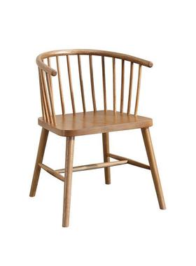 北复古实木餐靠椅餐欧桌椅咖啡椅办公电脑椅酒店椅背CTW椅椅木椅